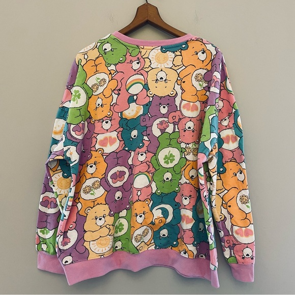 CARE BEARS | Hybrid Apparel Multicolor Sweatshirt Women's XXL TikTok Viral GUC - Picture 2 of 7
